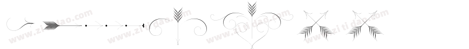 Fleurons A字体转换